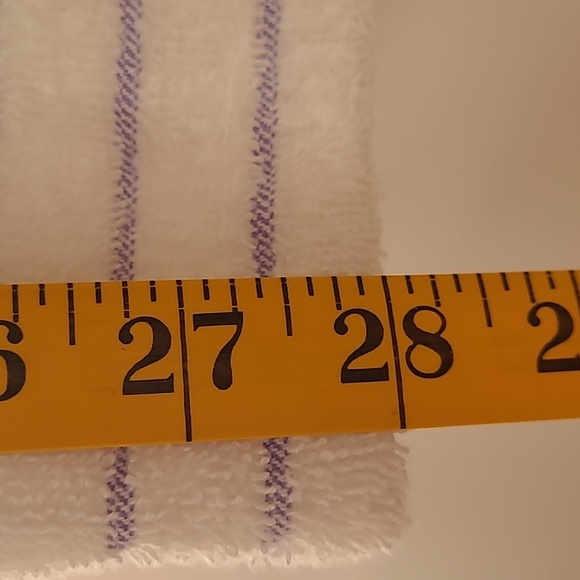Bath wrap. Spa towel with velcro closure. Hands free. 100% cotton white lavender - Picture 6 of 8